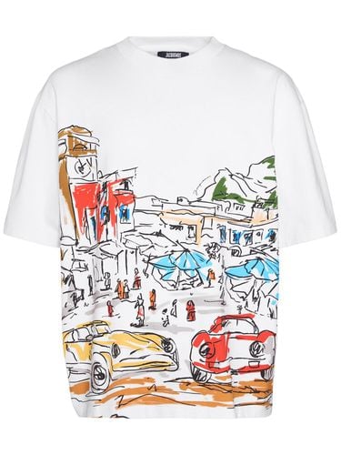 Printed Cotton T-shirt - JACQUEMUS - Modalova