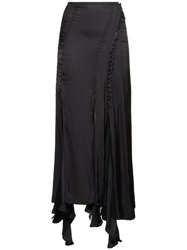 Jersey & Lace Long Skirt W/ Hooks - Y/PROJECT - Modalova