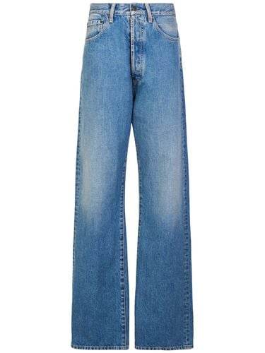 Jeans Anchos De Denim - MAISON MARGIELA - Modalova