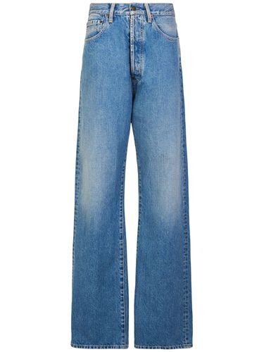 Jeans Aus Baumwolldenim Mit Weitem Bein - MAISON MARGIELA - Modalova