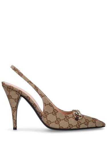 Slingback-pumps Aus Gg-canvas „erin“ - GUCCI - Modalova