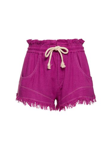 Shorts De Seda Con Cordón - MARANT ETOILE - Modalova