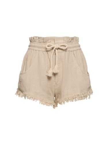 Shorts De Seda Con Cordón - MARANT ETOILE - Modalova