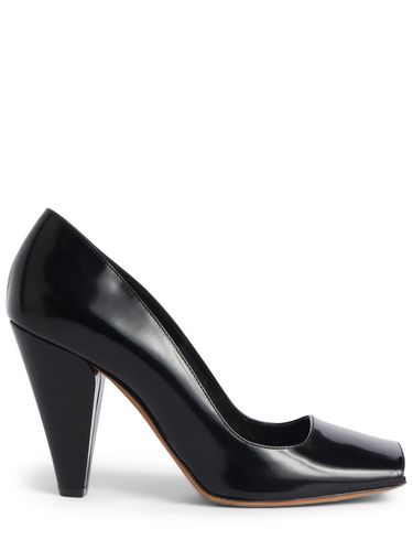 Mm Cedar Open Toe Leather Pumps - KHAITE - Modalova