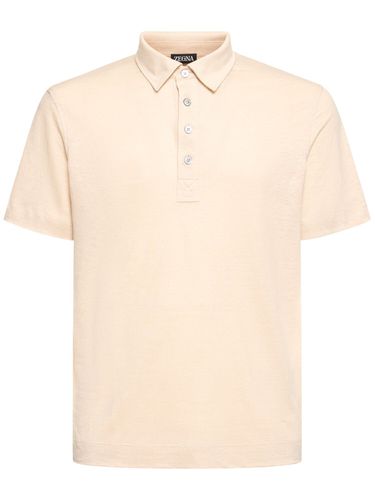 Polo In Puro Lino - ZEGNA - Modalova