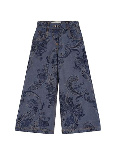 Jeans De Algodón Estampados - ETRO - Modalova