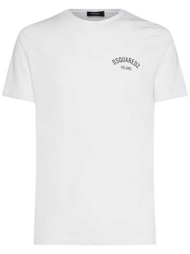 T-shirt Milano Con Logo - DSQUARED2 - Modalova