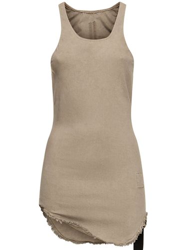 Tank Top In Denim - RICK OWENS DRKSHDW - Modalova