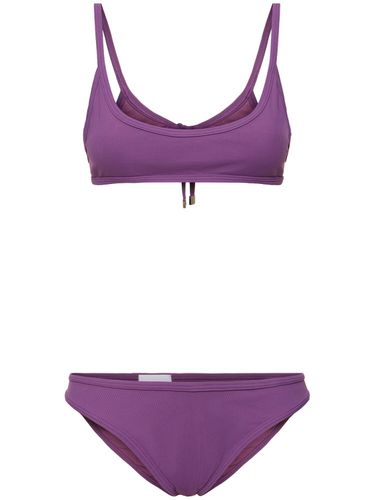 Bandeau-bikini Aus Geripptem Lycra - THE ATTICO - Modalova