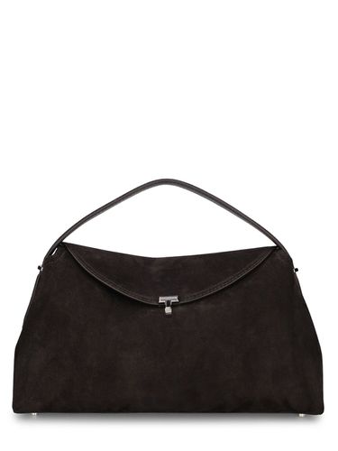 Bolso De Mano T-lock De Ante - TOTEME - Modalova