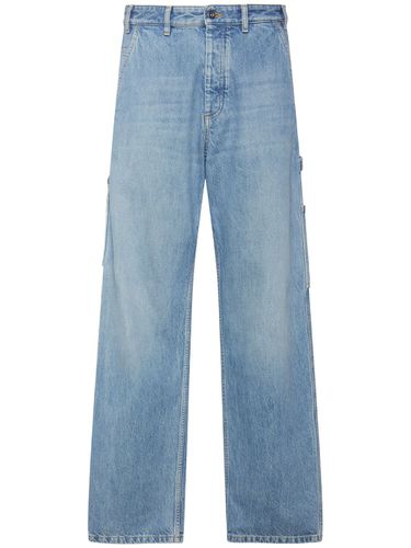 Jeans Cargo In Cotone Effetto Vintage - BOTTEGA VENETA - Modalova