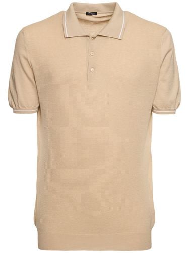 Cotton Jersey Polo - KITON - Modalova