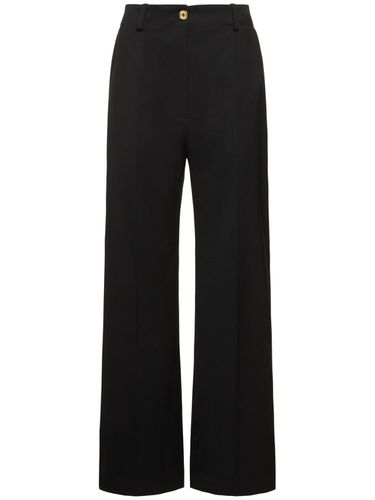 Wool Blend Serge Wide Pants - PATOU - Modalova