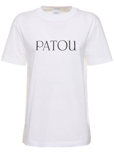 T-shirt Aus Baumwolljersey Mit Druck - PATOU - Modalova