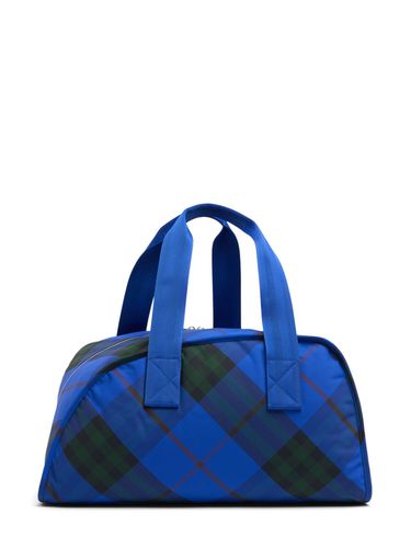 Shield Check Print Duffle Bag - BURBERRY - Modalova