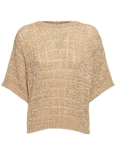 Shikotsu Openwork Knit Silk T-shirt - LORO PIANA - Modalova