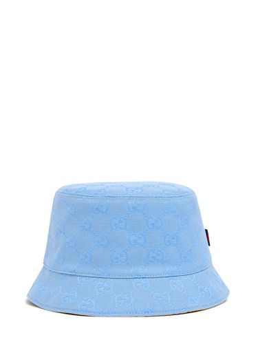 Cappello Bucket In Tessuto Gg - GUCCI - Modalova