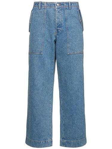 Workwear Cotton Pants - MAISON KITSUNÉ - Modalova