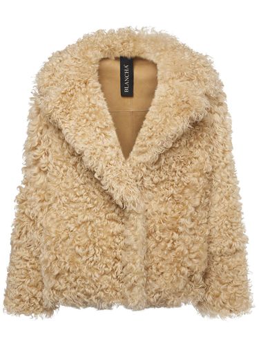 Reversible Shearling Coat - BLANCHA - Modalova