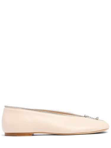 Mm Sadler Leather Flats - BURBERRY - Modalova