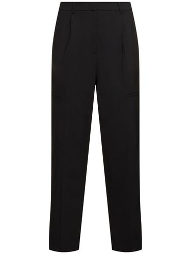 Hose Aus Wollmischtwill - MSGM - Modalova