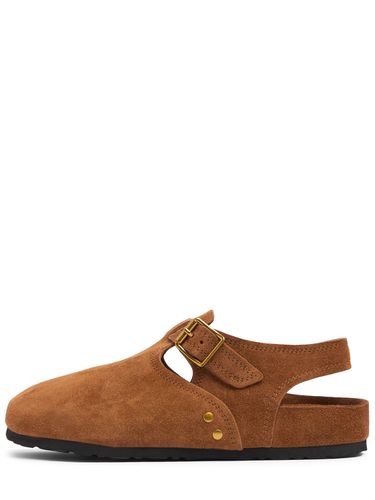 Mm Bari Suede Mules - SOEUR - Modalova