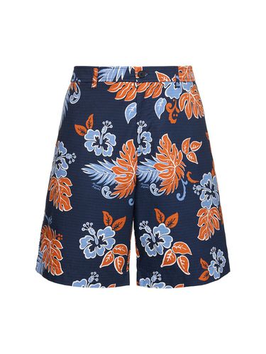 Baumwollshorts Mit Druck - MAISON KITSUNÉ - Modalova