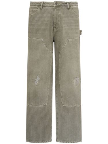 Journey Cotton Pinstriped Painter Pants - GOLDEN GOOSE - Modalova