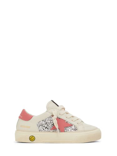 Sneakers May De Piel Glitter - GOLDEN GOOSE - Modalova