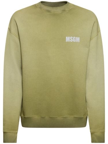 Kastenförmiges Sweatshirt - MSGM - Modalova