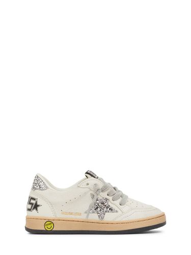 Sneakers Ballstar De Piel Glitter - GOLDEN GOOSE - Modalova