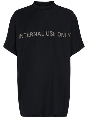 T-shirt Inside Out In Cotone - BALENCIAGA - Modalova