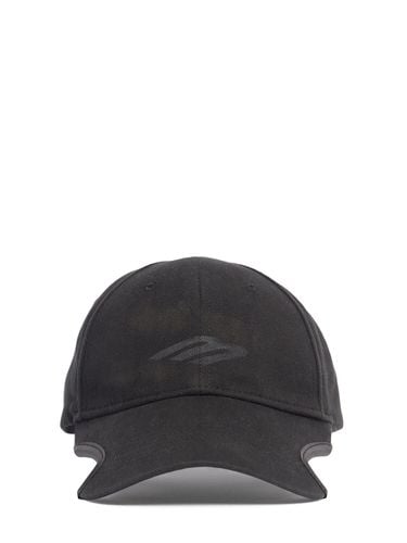 Cappello Da Baseball 3b Stencil In Cotone - BALENCIAGA - Modalova