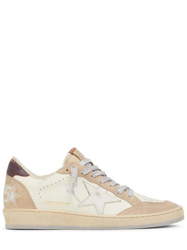 Mm Hohe Sneakers Aus Leder „ballstar“ - GOLDEN GOOSE - Modalova