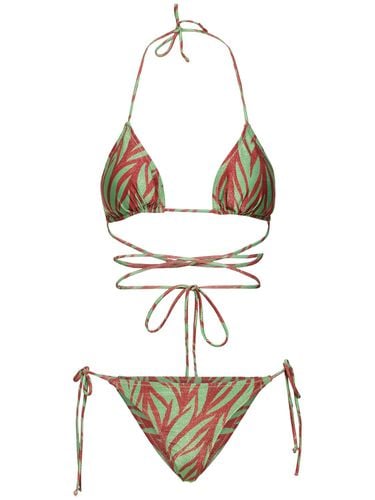 Bikini Triangular Estampado - REINA OLGA - Modalova