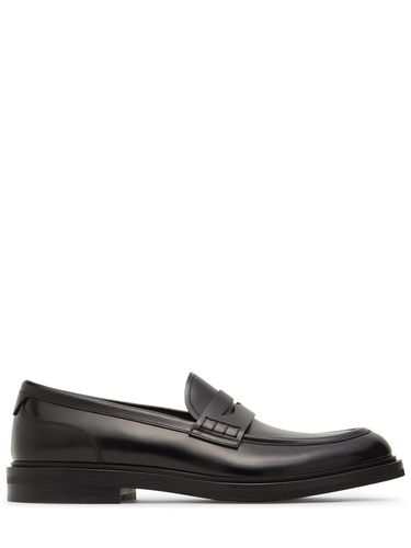 Loafer Aus Gebürstetem Leder - DOLCE & GABBANA - Modalova