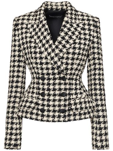 Blazer Cruzado Pata De Gallo - DOLCE & GABBANA - Modalova