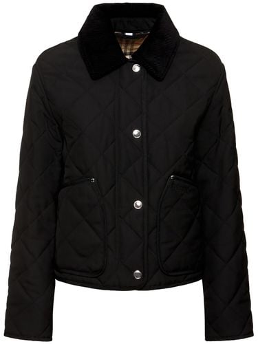 Lanford Short Quilted Jacket - BURBERRY - Modalova