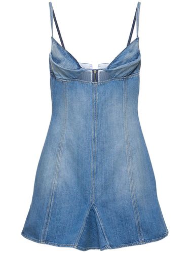 Fitted Denim Mini Dress - NENSI DOJAKA - Modalova