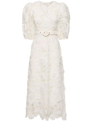 Vestido Midi De Encaje - ZIMMERMANN - Modalova