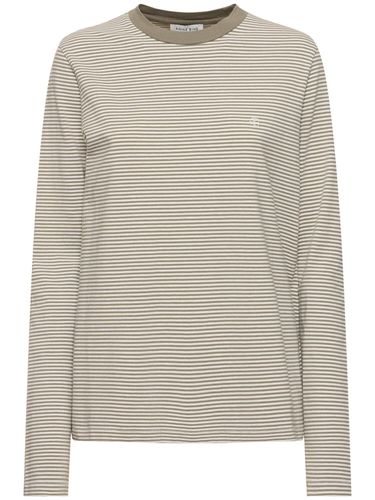 Rylan Striped Cotton Jersey T-shirt - ANINE BING - Modalova