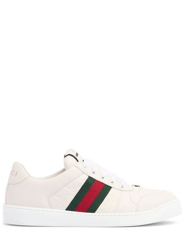 Mm Hohe Leder Sneakers „screener“ - GUCCI - Modalova