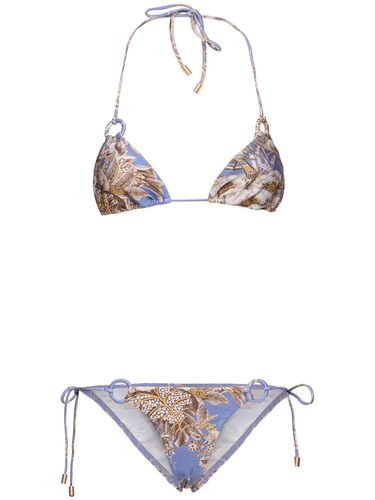 Ottie Lycra Ring Triangle Bikini Set - ZIMMERMANN - Modalova