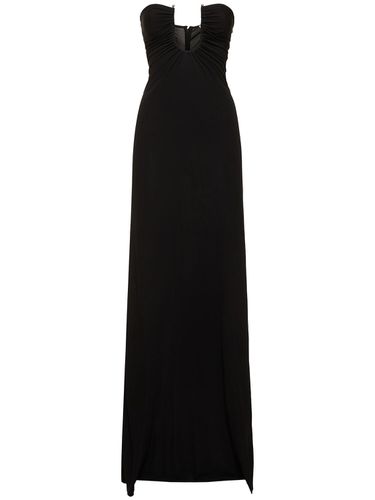 Arced Palm Strapless Long Dress - CHRISTOPHER ESBER - Modalova