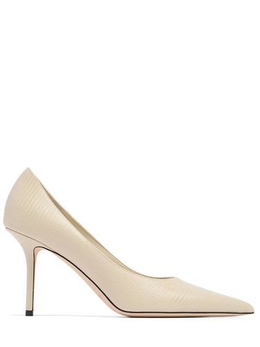 Mm Love Lizard Printed Leather Pumps - JIMMY CHOO - Modalova