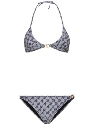 Sparkling Jersey Bikini - GUCCI - Modalova