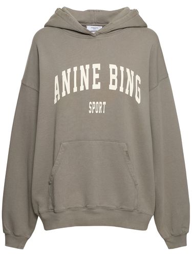 Baumwollsweatshirt Aus Kapuze „harvey“ - ANINE BING - Modalova