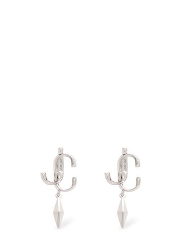 Diamond Drop Earrings - JIMMY CHOO - Modalova