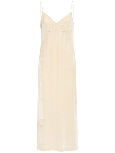 Fluid Velvet Long Dress - BLUMARINE - Modalova