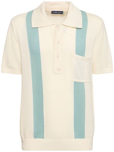 Clemente Cotton Crochet Polo Shirt - FRESCOBOL CARIOCA - Modalova